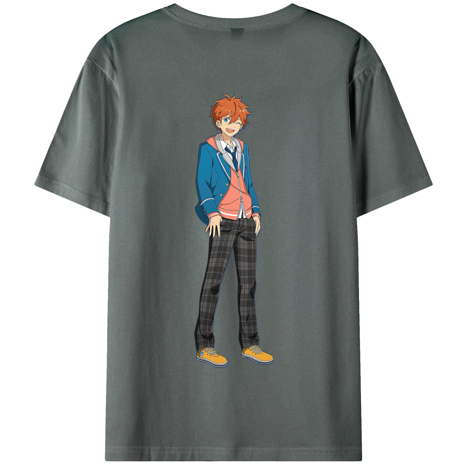 （画像用） あんさんぶるスターズ! Ensemble Stars 綿100％半袖Tシャツ（背面プリント）
